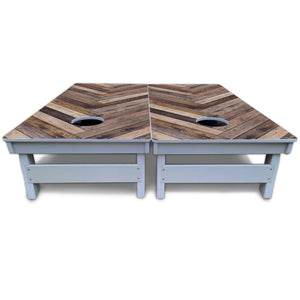 Herringbone Cornhole Boards - All Weather Series