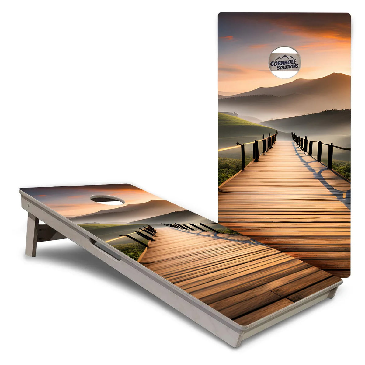 Wooden Bridge Cornhole Boards – Tournament Series