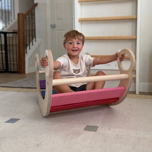 Climbing Arch by Bunny Hopkins, handcrafted wooden activity toy product and lifestyle photo 5