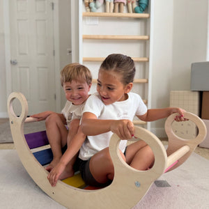 Climbing Arch by Bunny Hopkins, handcrafted wooden activity toy product and lifestyle photo 9