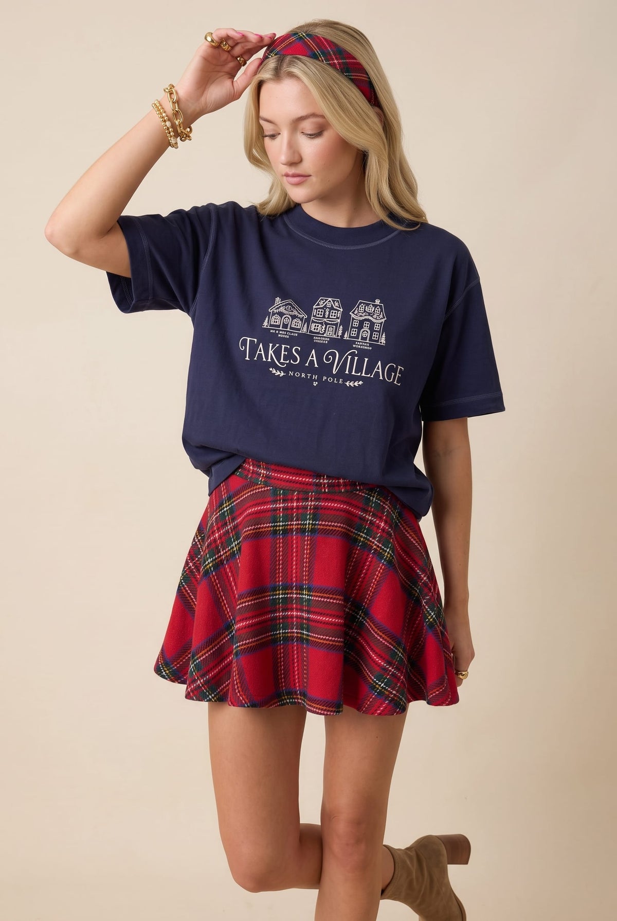 Takes a Village Boxy Tee by Southern Bliss Company – view 2