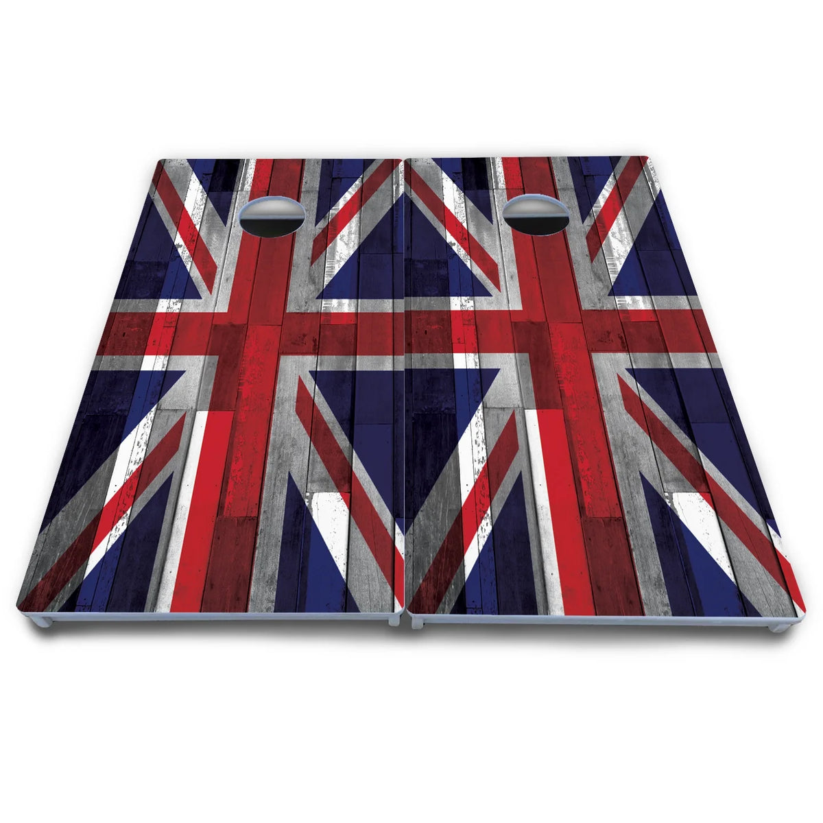 USA / Canada / Union Jack Plank Flag Cornhole Boards - All Weather Series