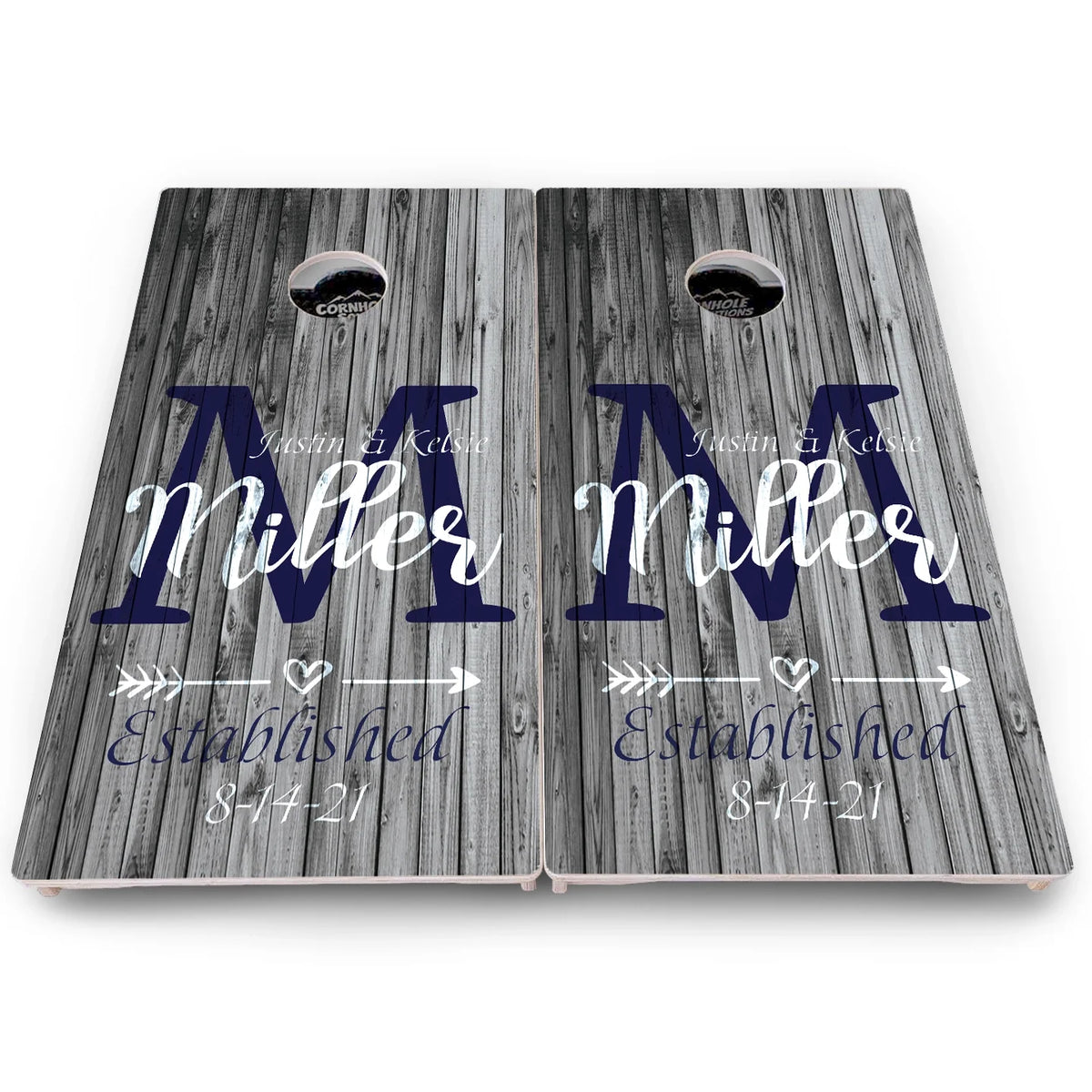 Grey Slat Cornhole Boards – Pro Lite or Pro Elite