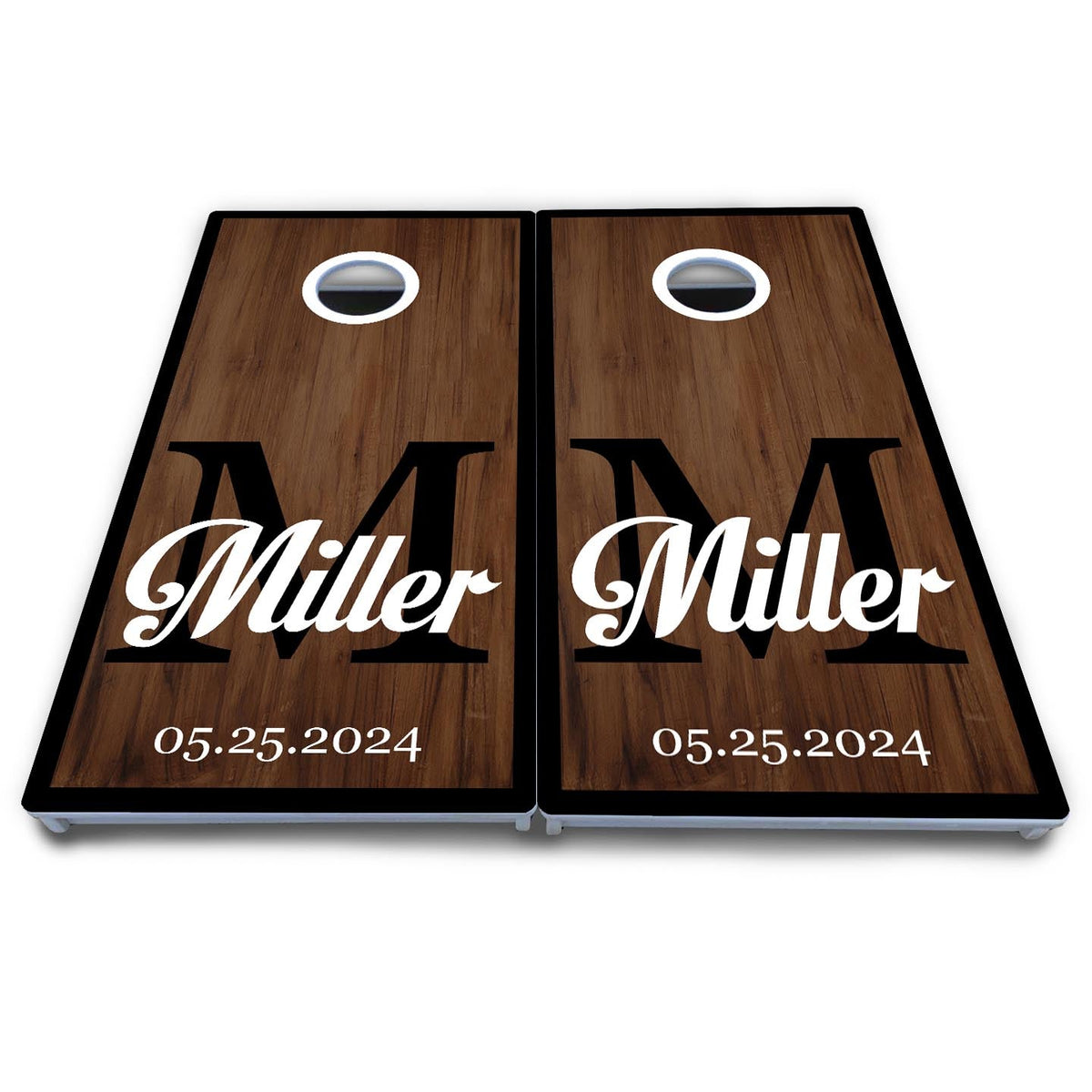Wedding Letter Name Cornhole Boards - All Weather Series