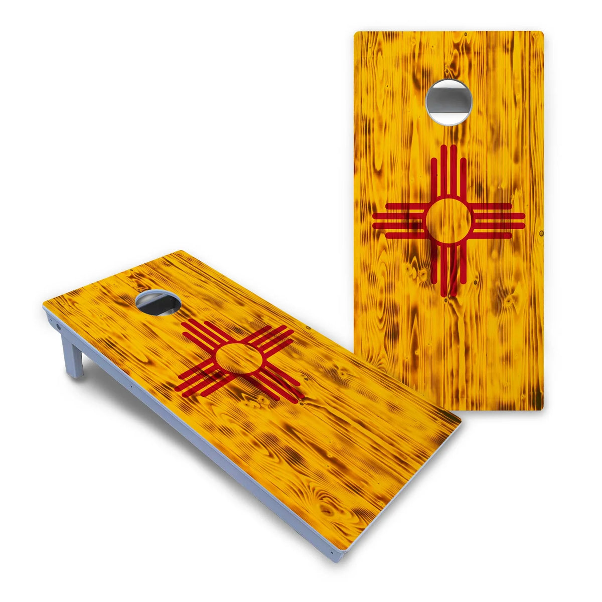 New Mexico Flag Cornhole Boards - All Weather Series