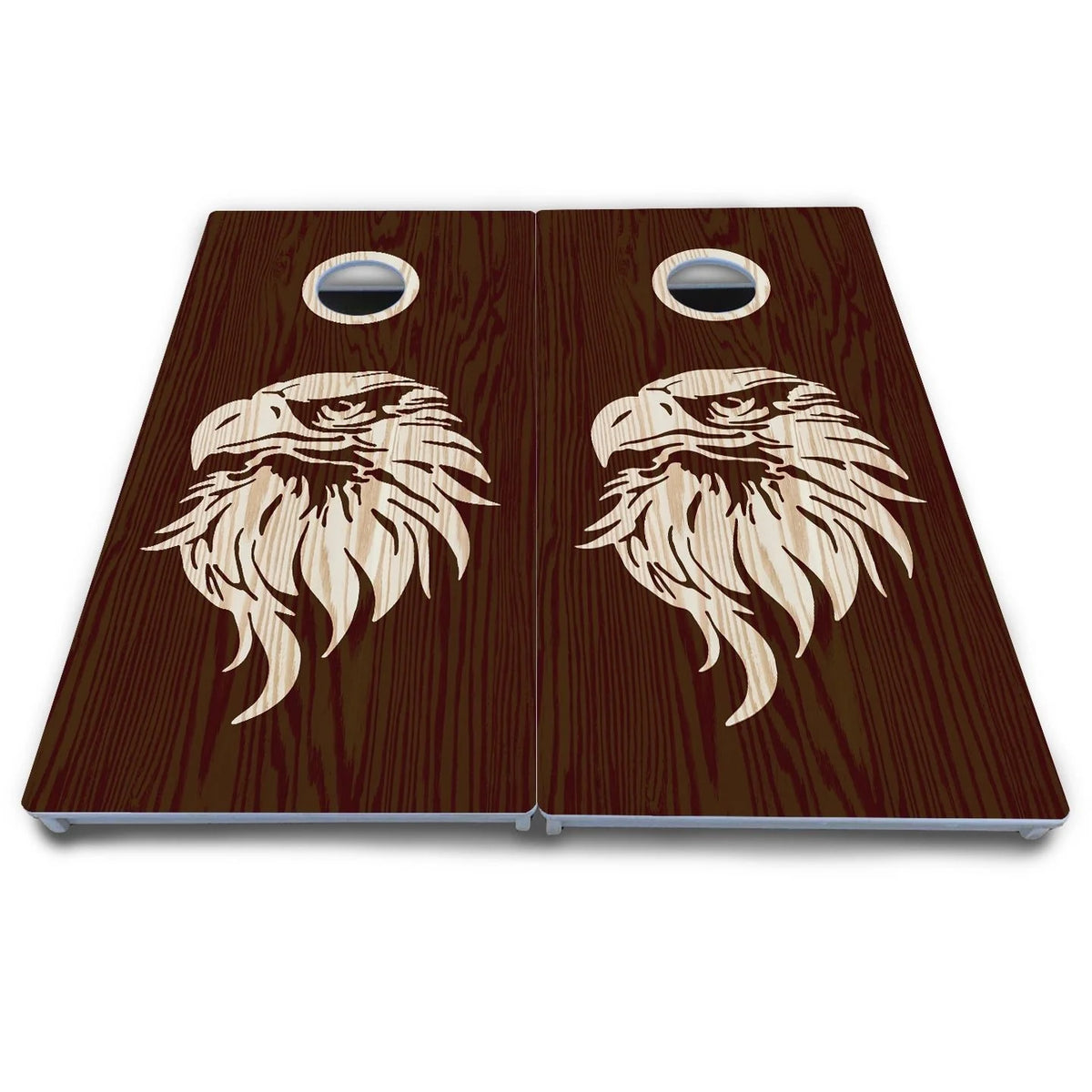 Stained Flag & Eagle Cornhole Boards - All Weather Series