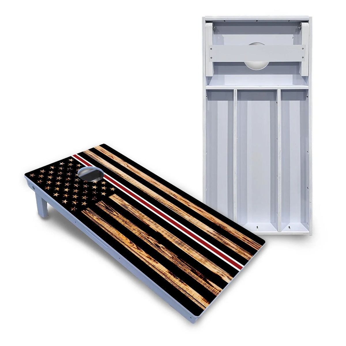 Nurse Thin Line Flag Cornhole Boards - All Weather Series