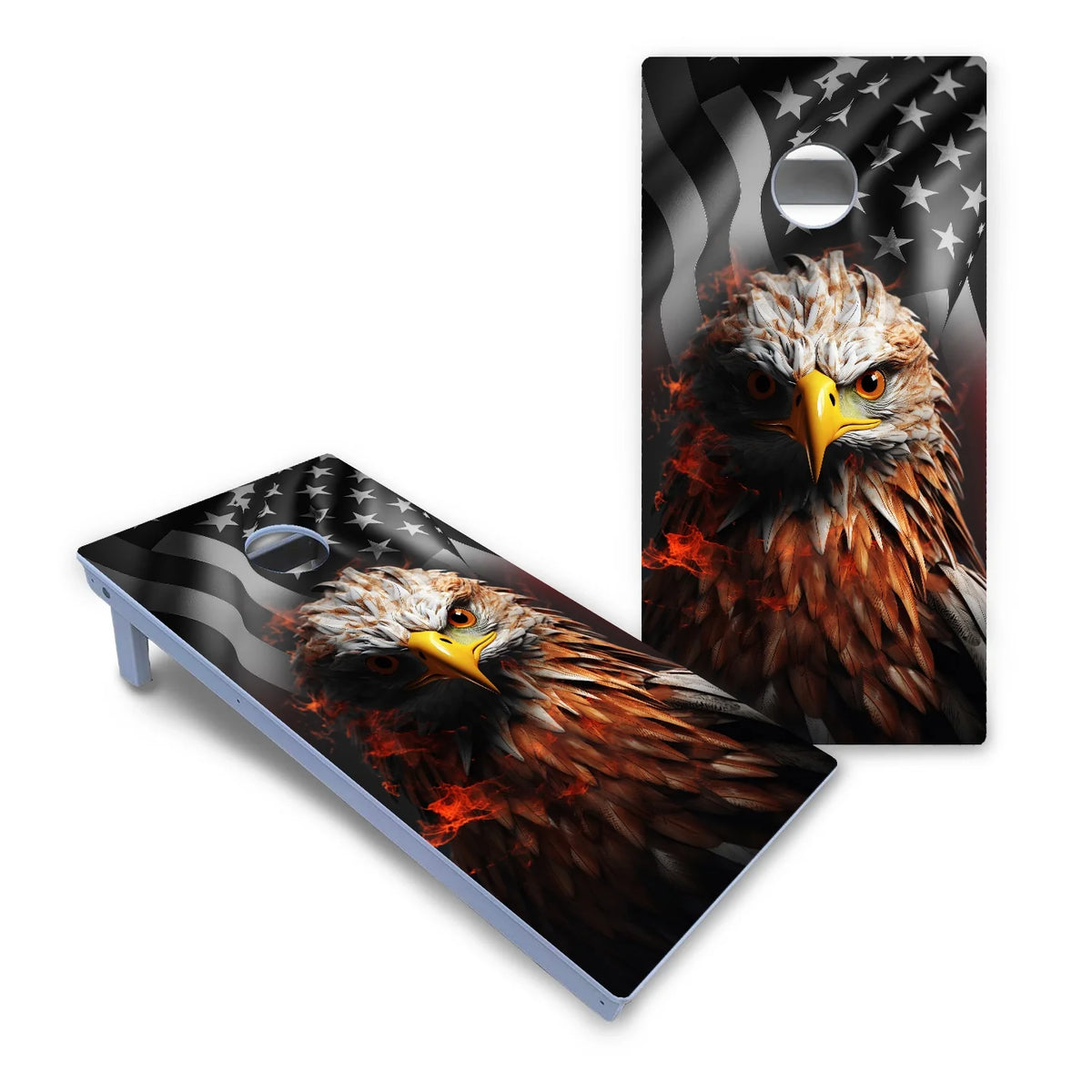 Fire Eagle Cornhole Boards - All Weather Series