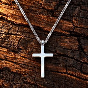 FAITH Classic Cross Necklace - Sterling Silver