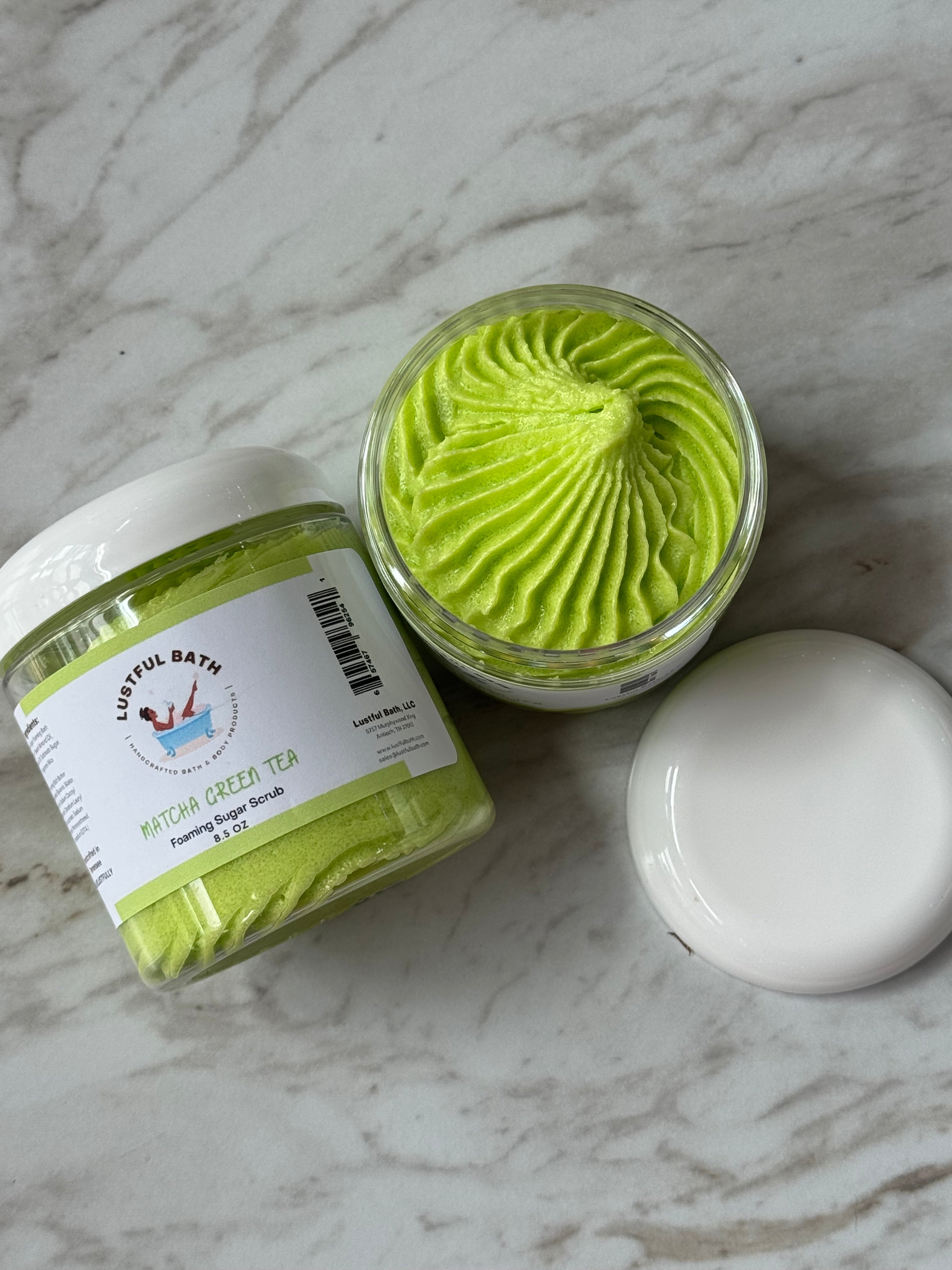 Foaming Sugar Scrub by Lustful Bath, LLC, Southern food gift detail photo 2