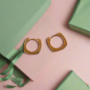 Mini Cuff Huggies | Gold Vermeil by Ke Bella, additional product image 3