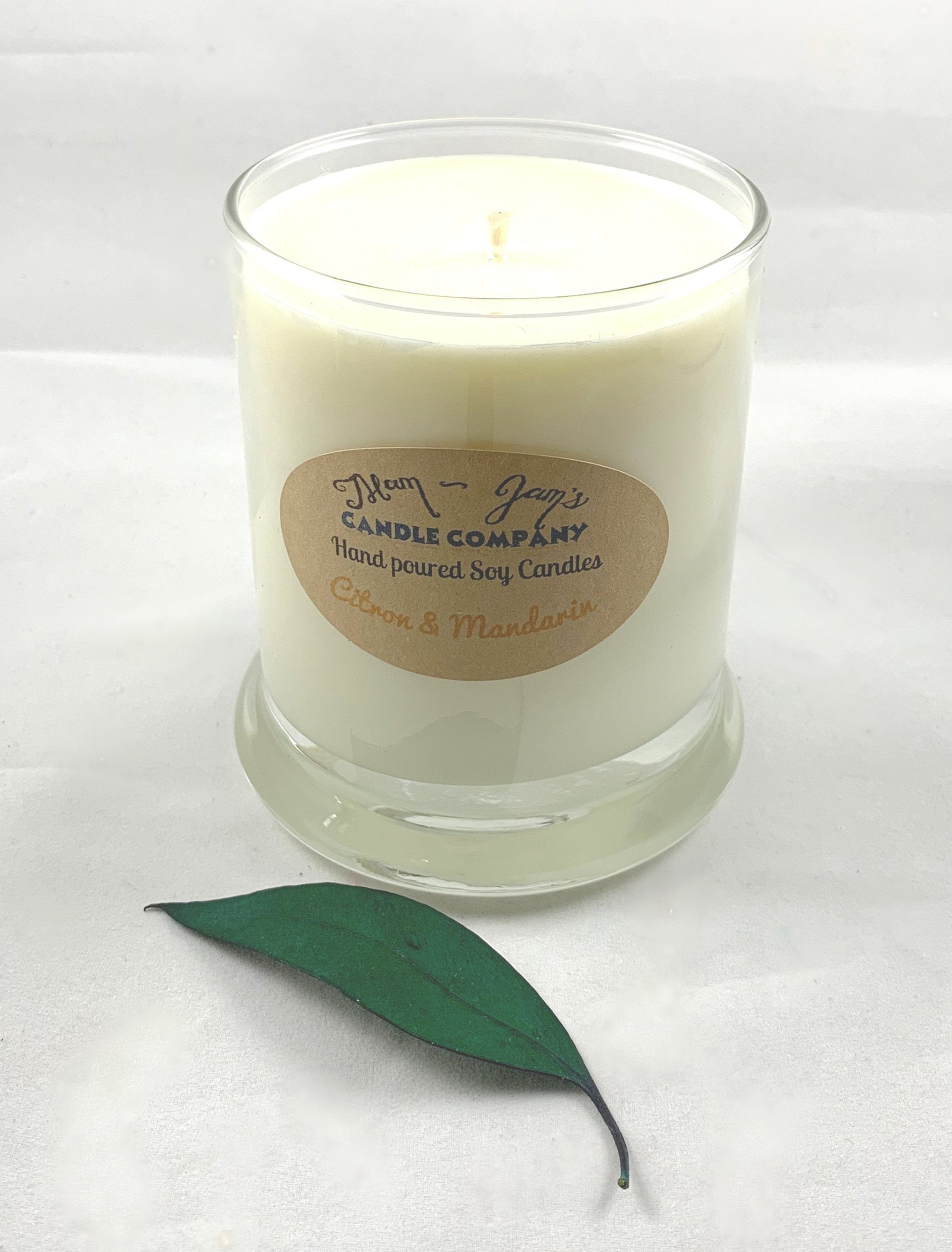 Citrus Agave Soy Candle – Bright & Citrus Scent | Mam Jam’s