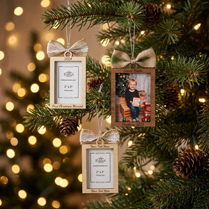 Custom Photo Ornament Picture Frame