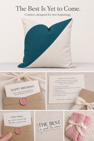The Best Is Yet to Come Birthday Pillow Pack by PillowPackShop, product photo 4