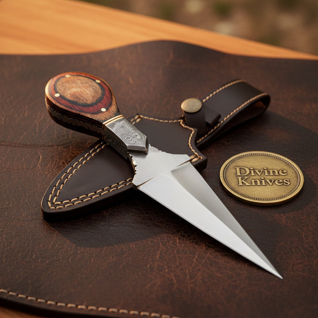 Spear Point Boot Knife by Divine Knives