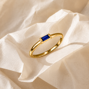 Faye Ring | Genuine Blue Sapphire by Ke Bella, additional product image 4