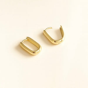 Mini U Hoop Earrings by Ke Bella, additional product image 2