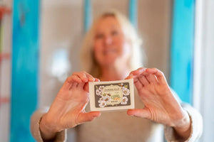 Almond Milk Soap 5 Oz. ~ Infused With Arnica by Essential Journeys, natural skincare detail photo 3