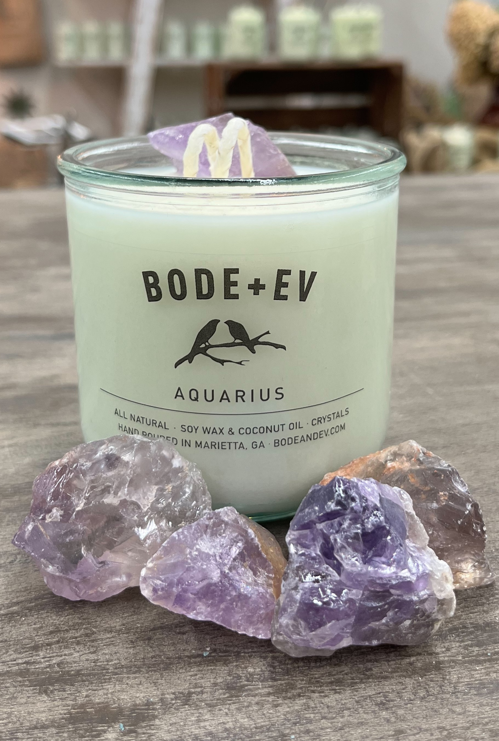 Aquarius | Sea Salt, Jasmine + Sandalwood | January 20 - February 18 by Bode + Ev image 2
