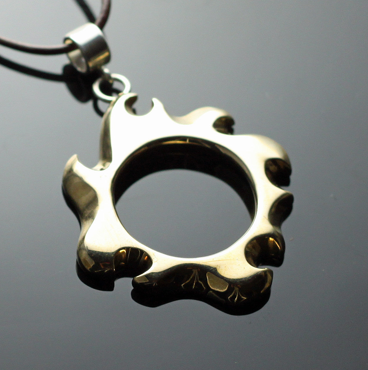 Bronze Sun & Waves Pendant-BRP1042