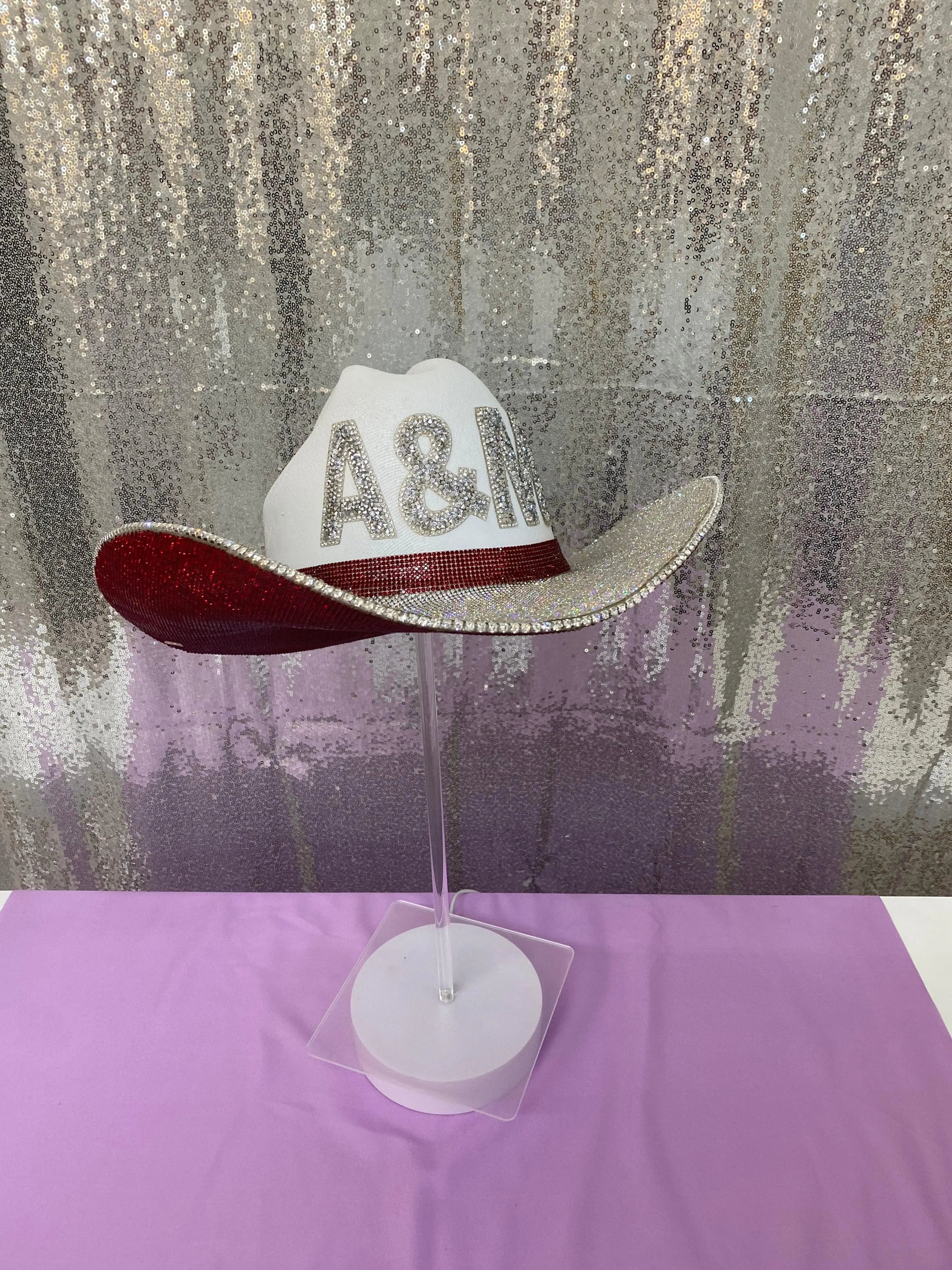 A&M Hat by Rhinestone Cowgirl, Southern lifestyle apparel main product photo