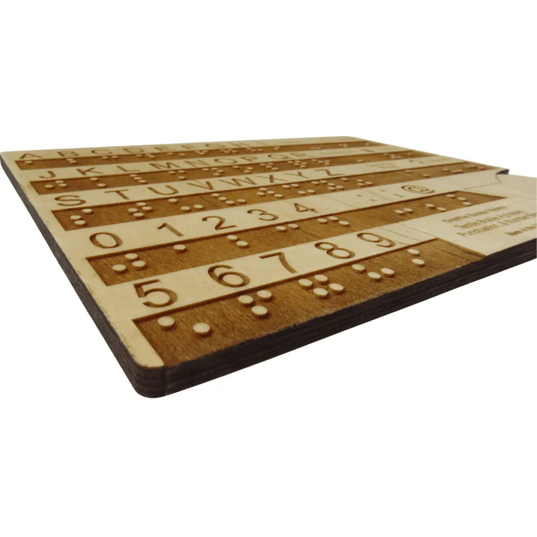 Advanced Braille Alphabet Number and Punctuation Learning Board by Creative Escape Rooms, educational toys detail photo 2