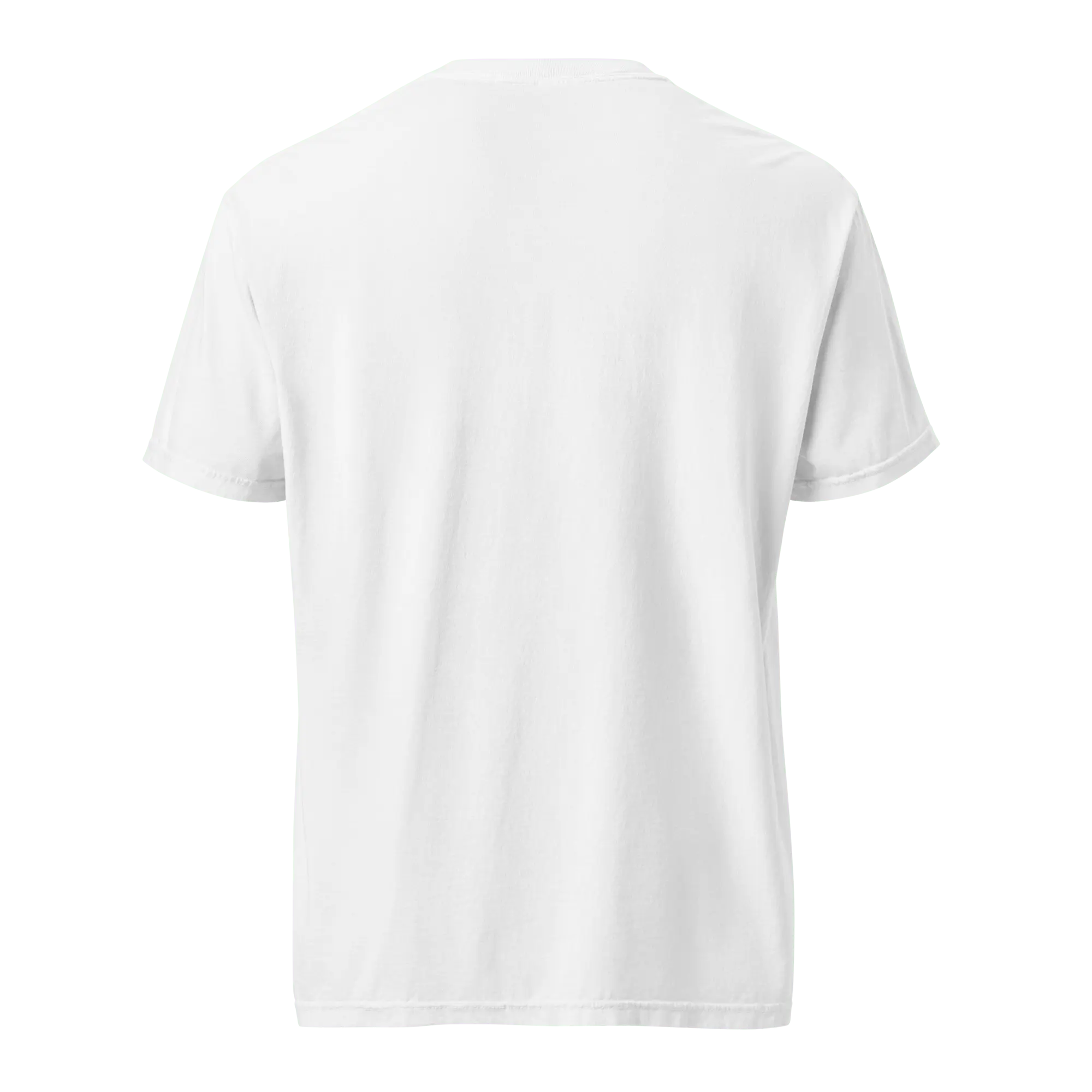 Main Street Collective: White Alabama T-Shirt - Back View, Bouncy Letters Design, Comfortable Cotton Tee