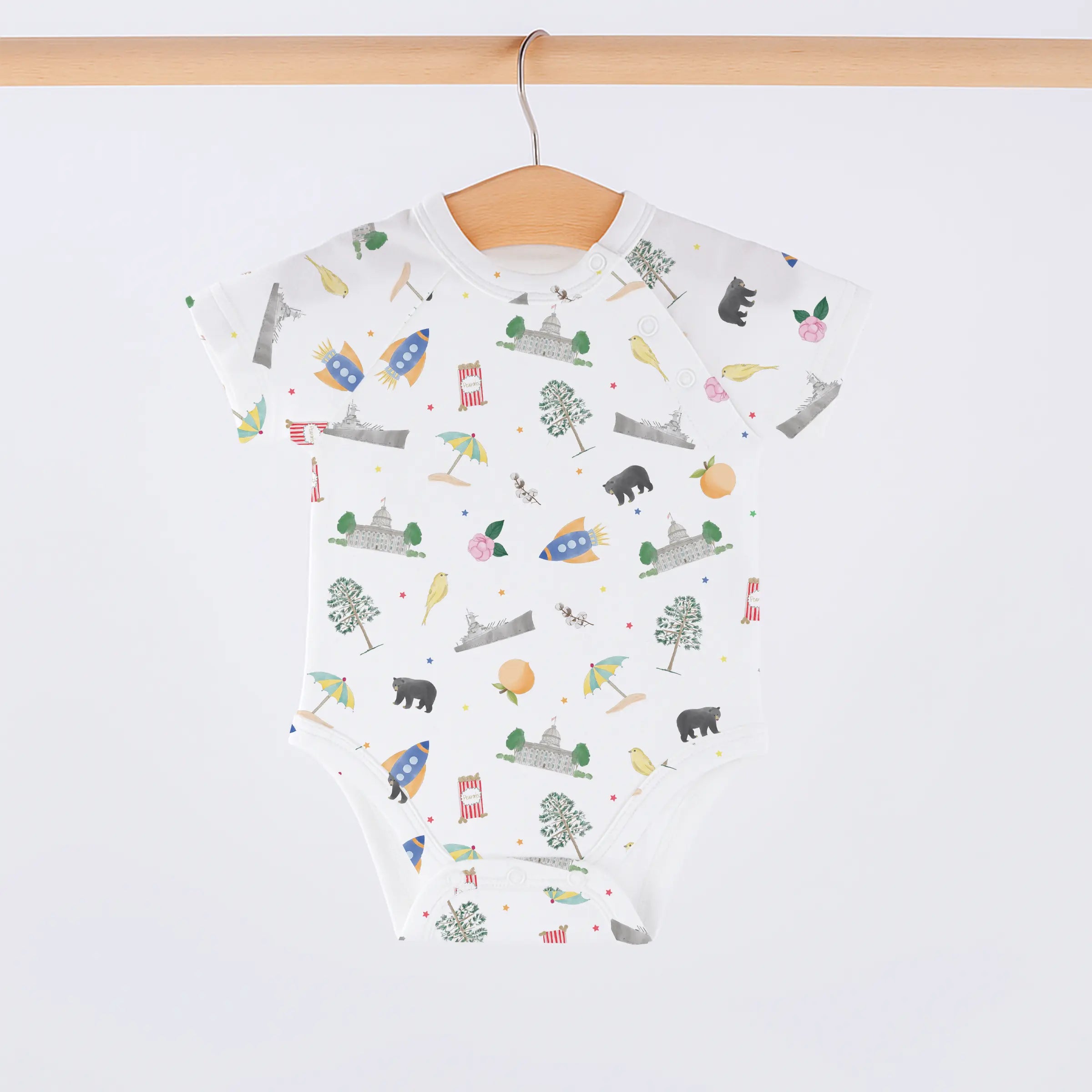 Alabama Kids Organic Cotton Onesie Nola Tawk
