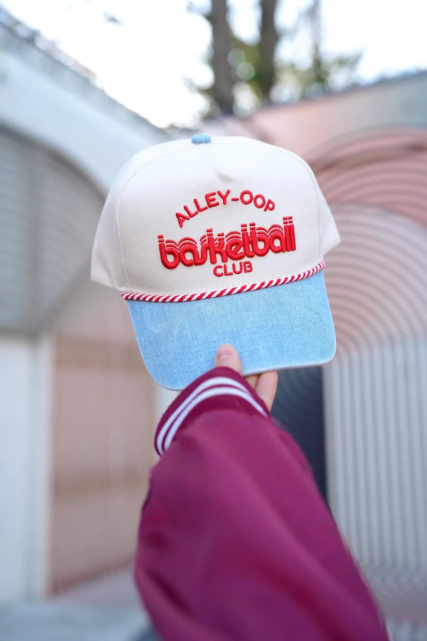 Alley Oop Basketball Club - Denim Vintage Trucker Hat KenzKustomz