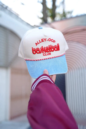 Alley Oop Basketball Club - Denim Vintage Trucker Hat KenzKustomz