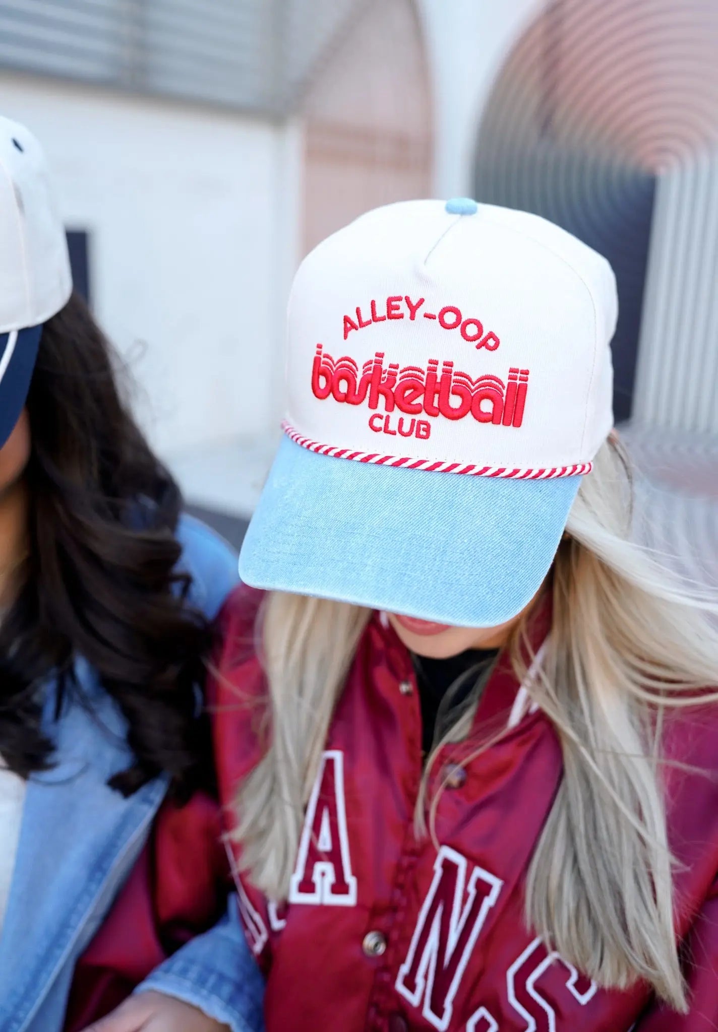 Alley Oop Basketball Club - Denim Vintage Trucker Hat KenzKustomz