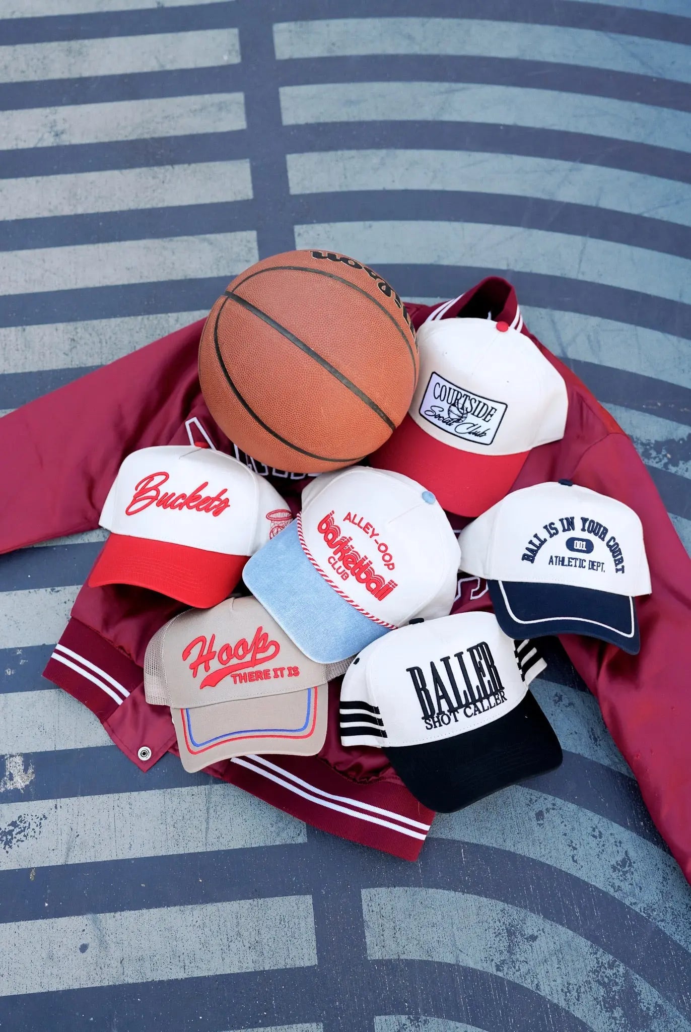 Alley Oop Basketball Club - Denim Vintage Trucker Hat KenzKustomz