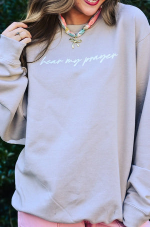 Amen Sand Sweatshirt by Southern Bliss Company, Southern lifestyle apparel detail photo 3