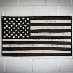 American Flag - Combat Boot Leather - Second Amendment by Recycled Firefighter, handmade leather goods detail photo 2
