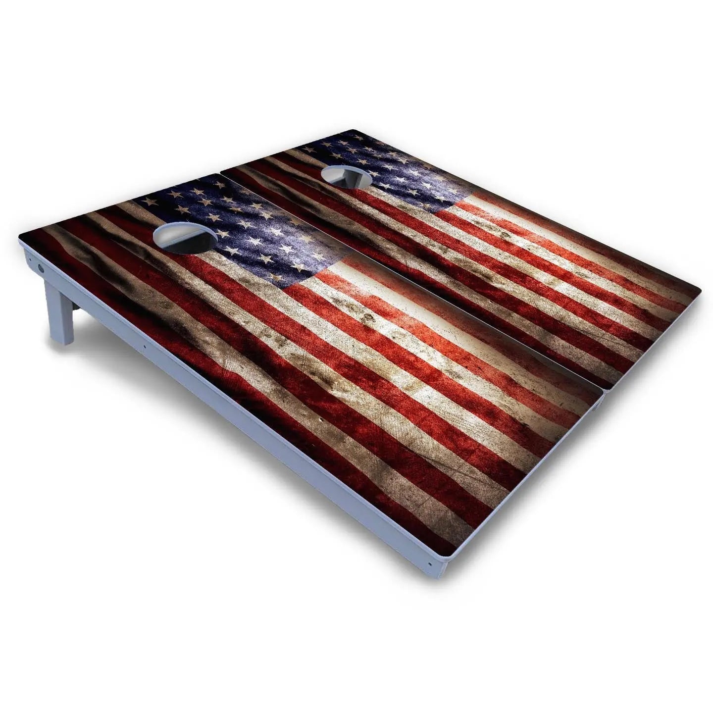 American Flag Cornhole Boards - All Weather Series by Cornhole Solutions, custom cornhole board detail photo 3