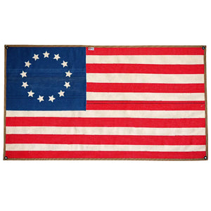 American Flag - Fire Hose - Betsy Ross by Recycled Firefighter, Southern home decor main product photo