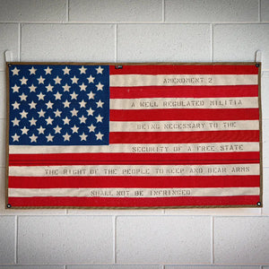 American Flag - Fire Hose - Second Amendment by Recycled Firefighter, Southern home decor detail photo 2