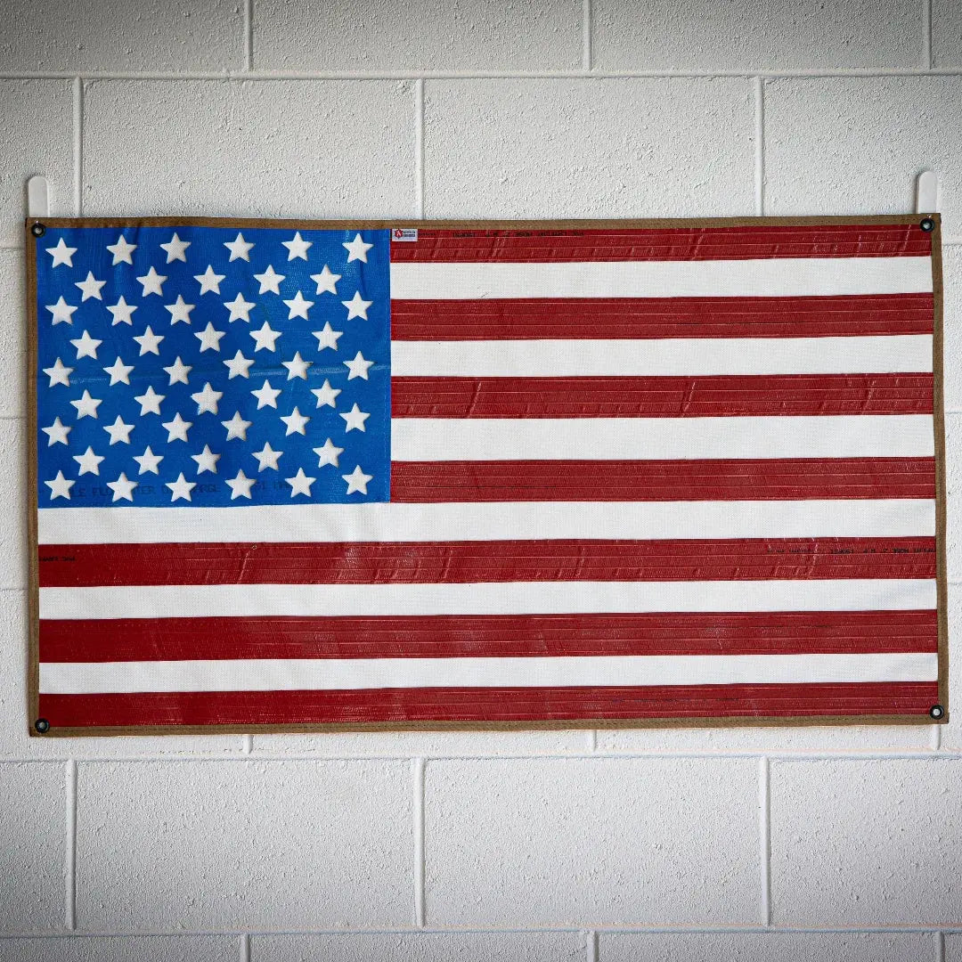 American Flag - Rubber Fire Hose - Waterproof by Recycled Firefighter, Southern food gift detail photo 7