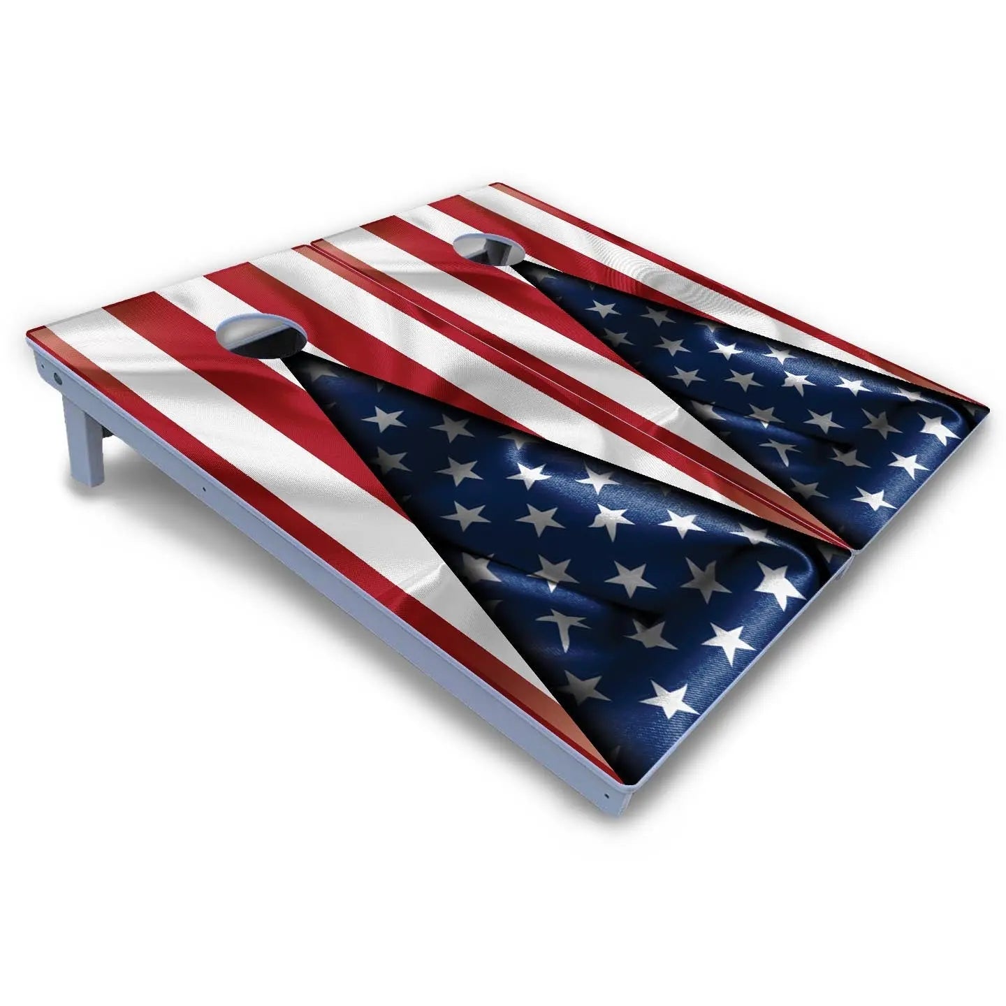 American Flag Triangle Cornhole Boards - All Weather Series by Cornhole Solutions, custom cornhole board detail photo 3