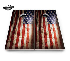 American Flag589 Cornhole Boards - Po Solution Lite Series Cornhole Solutions