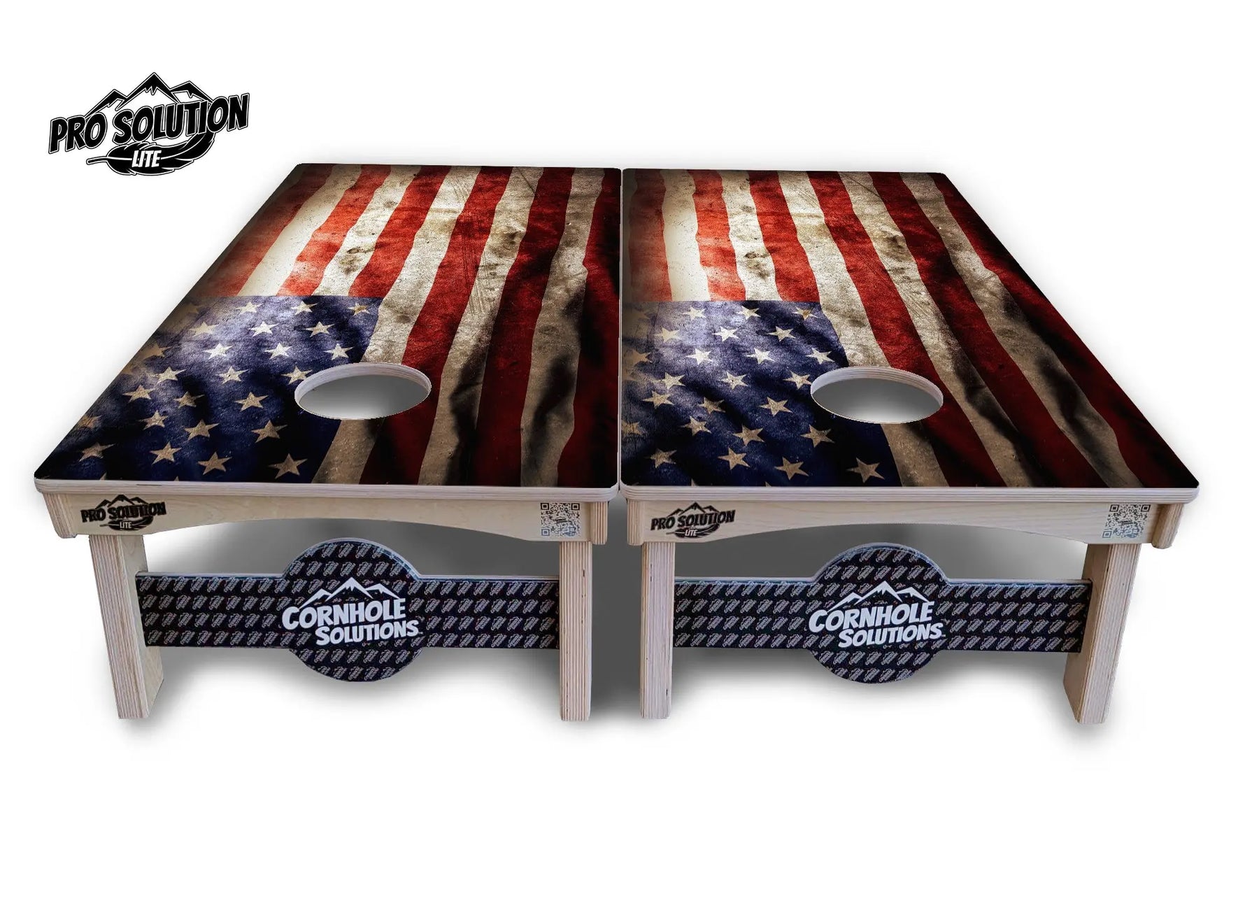 American Flag589 Cornhole Boards - Po Solution Lite Series Cornhole Solutions