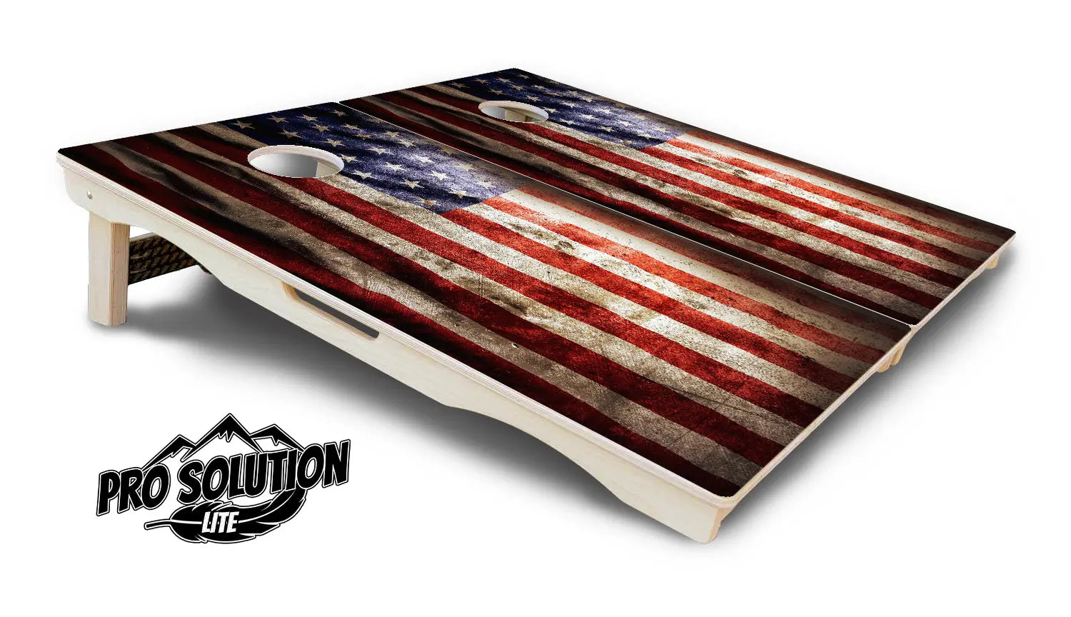 American Flag589 Cornhole Boards - Po Solution Lite Series Cornhole Solutions