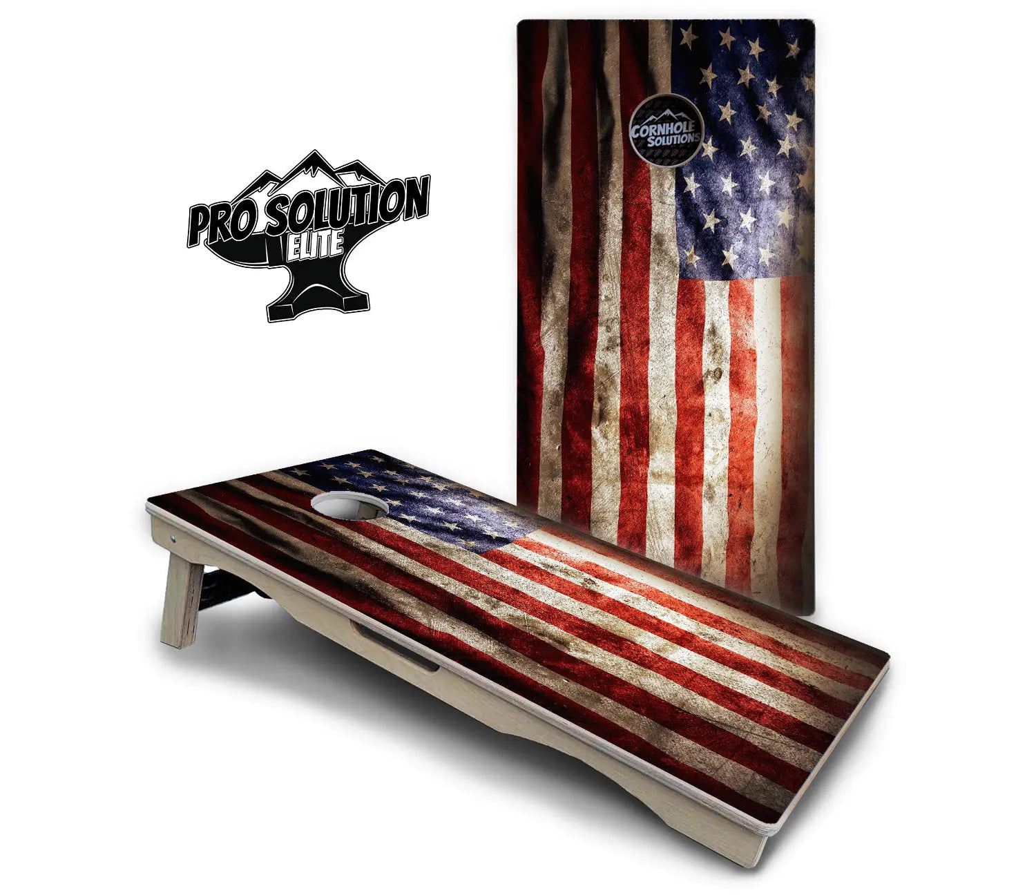 American Flag589 Cornhole Boards - Pro Solution Elite Series by Cornhole Solutions, custom cornhole board detail photo 2