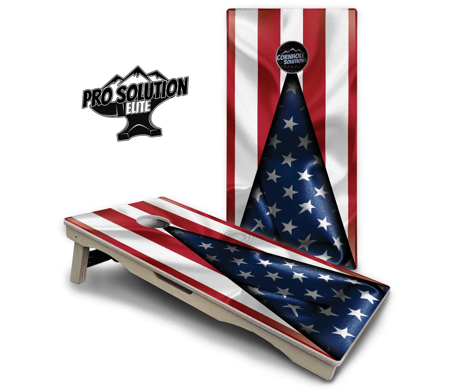American Flag630 Cornhole Boards - Pro Solution Elite Series by Cornhole Solutions, custom cornhole board detail photo 2