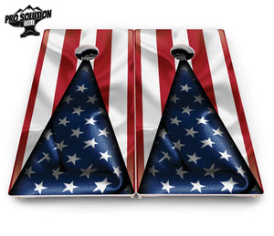 American Flag630 Cornhole Boards - Pro Solution Elite Series by Cornhole Solutions, custom cornhole board detail photo 4