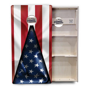 American Flag630 Cornhole Boards - Professional Tournament Series by Cornhole Solutions, custom cornhole board detail photo 3