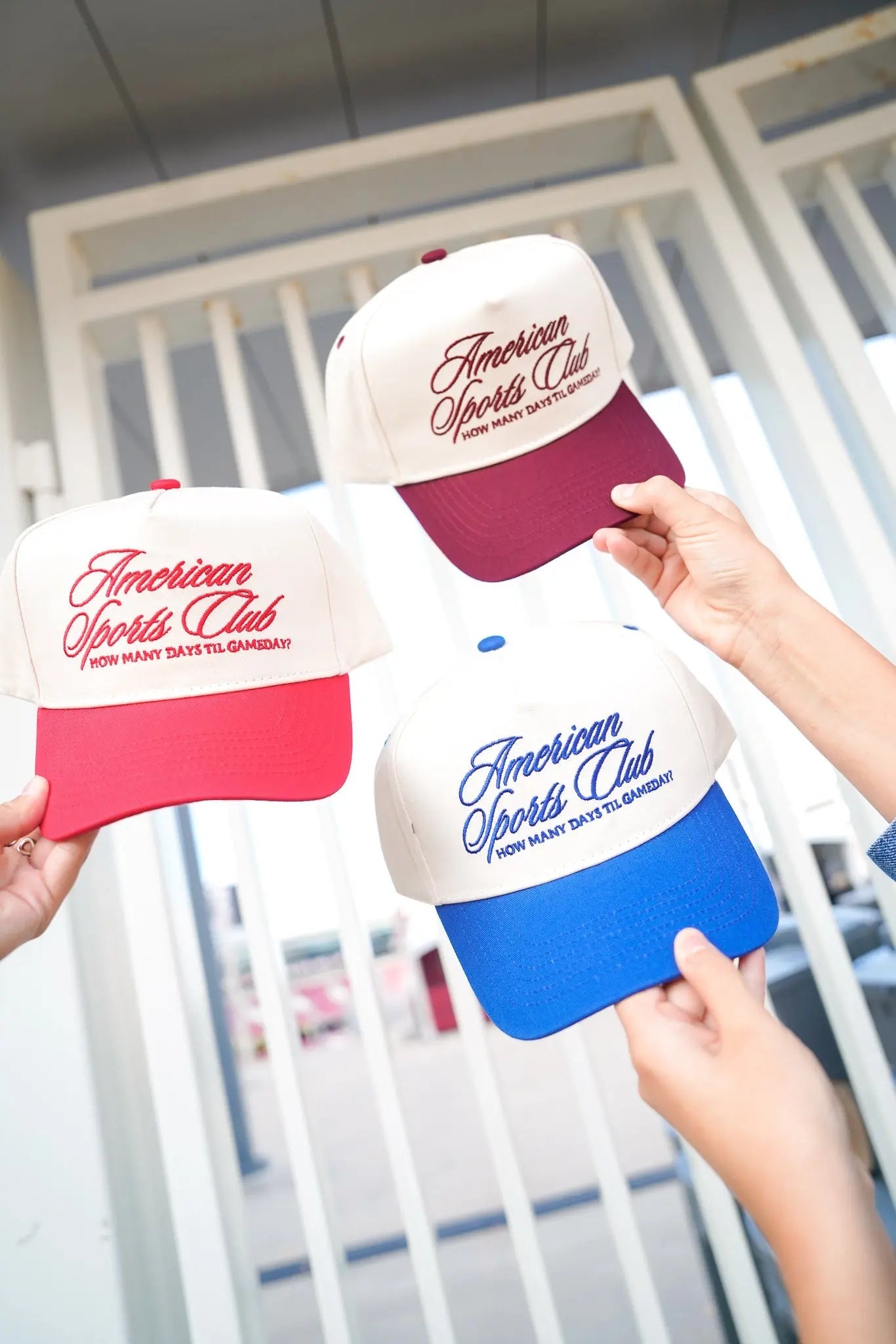 American Sports Club Vintage Trucker Hat KenzKustomz