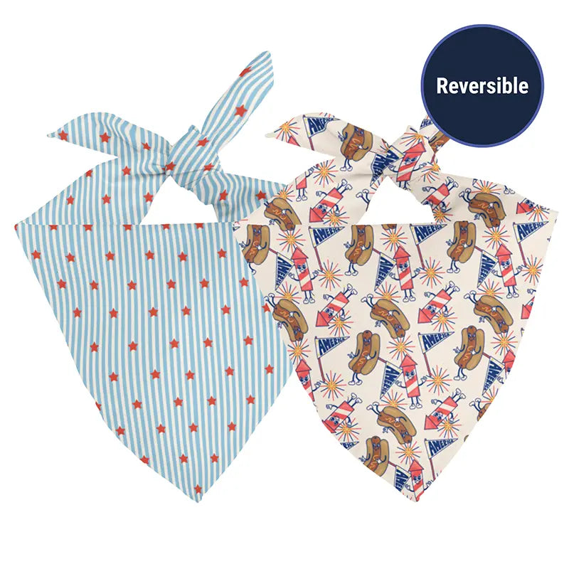 American Summer Dog Bandana by Dog Bandana Co., pet accessory detail photo 2