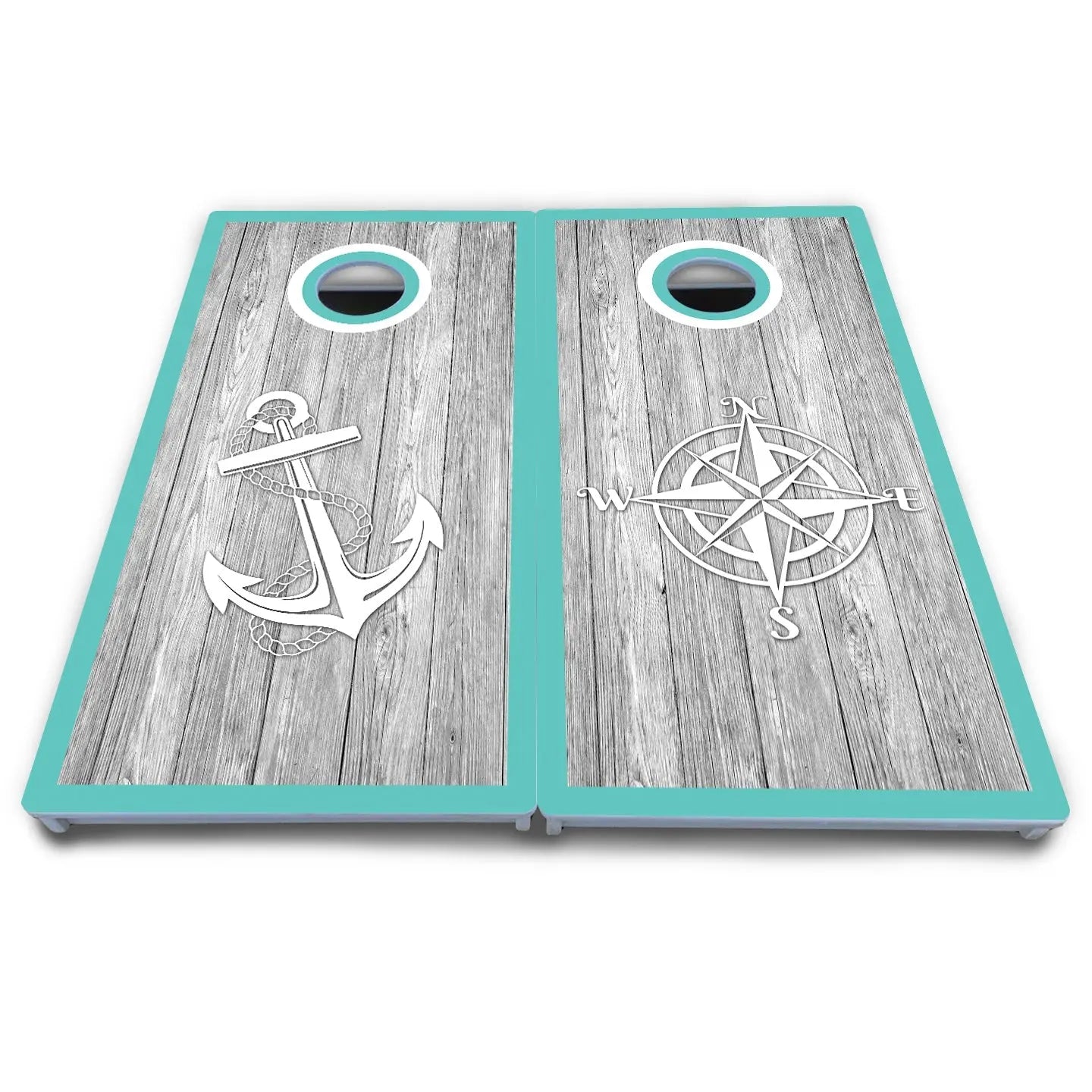 Anchor & Compass Cornhole Boards - All Weather Series Cornhole Solutions