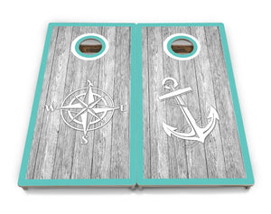 Anchor & Compass Cornhole Boards - Professional Tournament Series
